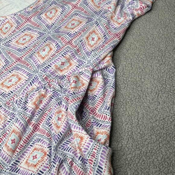 J Jill Dress Extra Large Petite Shift Geometric Pockets Empire Soft Stretch XLP - Picture 5 of 15